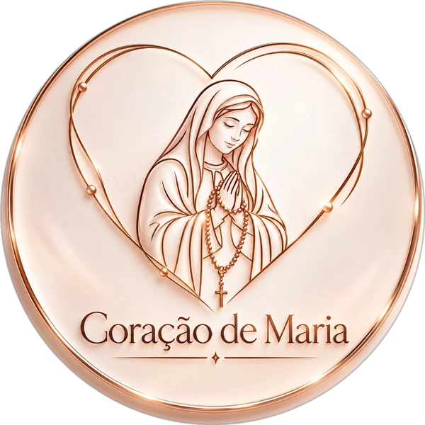 Logo Coração de Maria — Nossa Senhora Aparecida, padroeira do Brasil